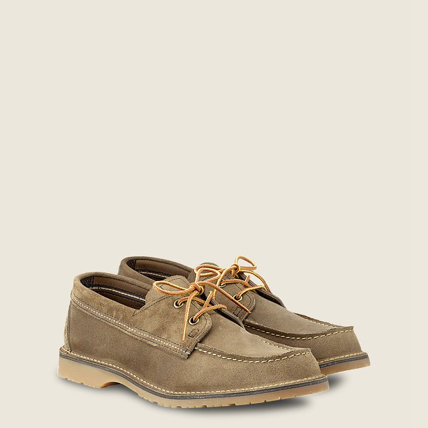 Oxford Red Wing - Weekender Camp Moc - Muleskinner Cuir - Kaki - Homme 926DCGJUK